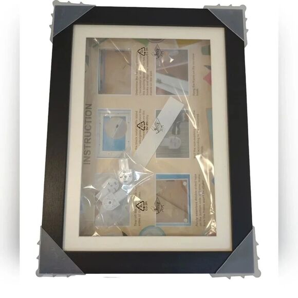 Shadow Box Wooden and Plexiglass New Black Hanging or Table Set up Weddi… - Picture 9 of 16